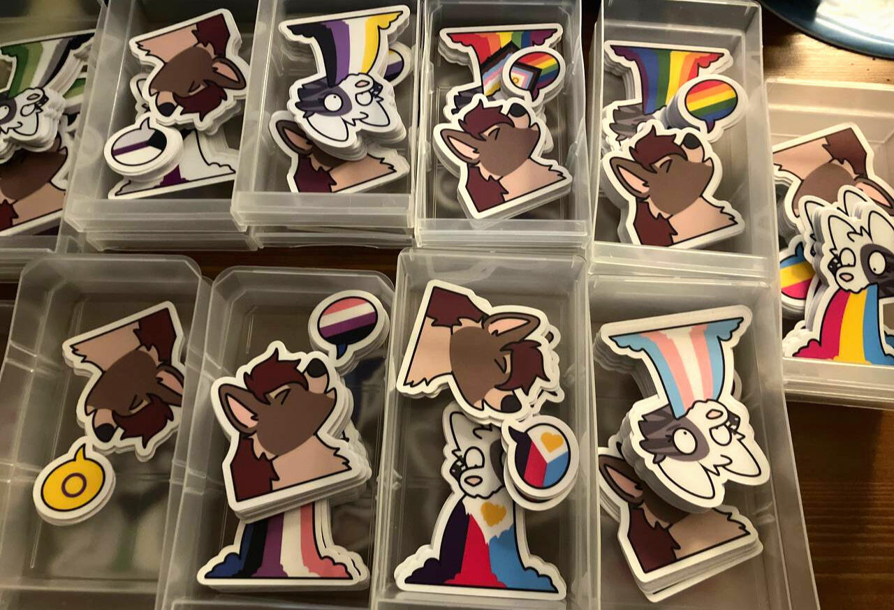 LGBTQ+ themed stickers