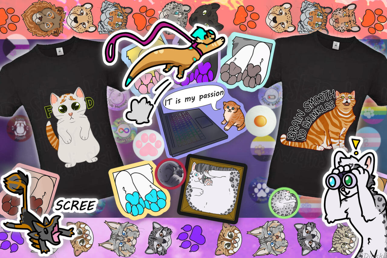 Lots of merch in one graphic