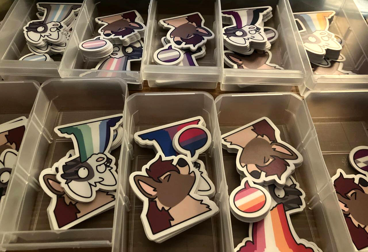 LGBTQ+ themed stickers